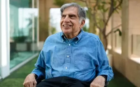 Ratan Tata passes on at 86 in the Mumbai healing center.